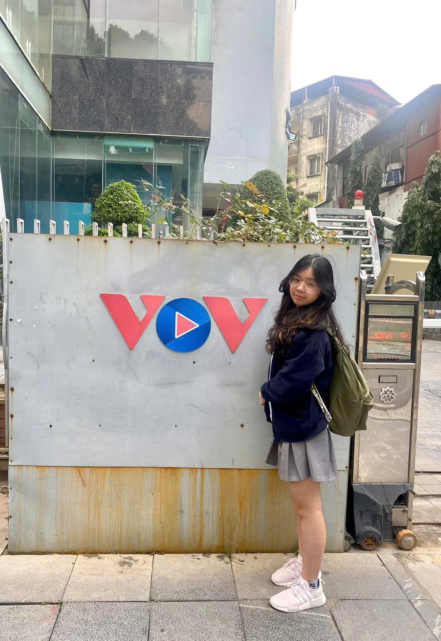 Diep Anh at journalism work